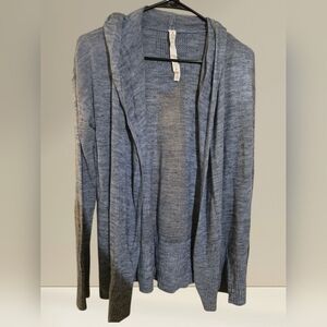 lululemon athletica Heathered Gray Cardigan